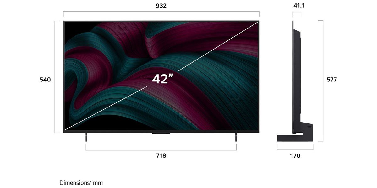 LG OLED42C5 - Téléviseur OLED 4K de 106 cm
