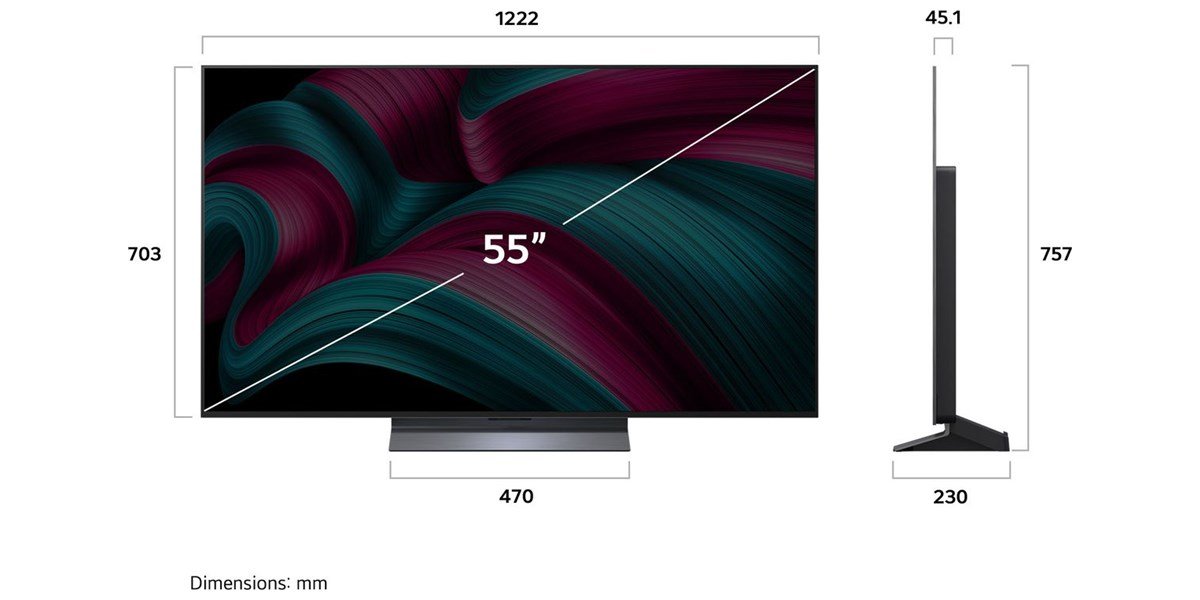 LG OLED55C5 - Téléviseur OLED 4K de 139 cm