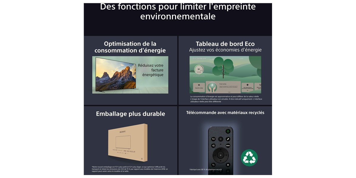 Sony 75 Bravia 3 (K-75S3) - Téléviseur LED 4K de 189 cm – Image 8