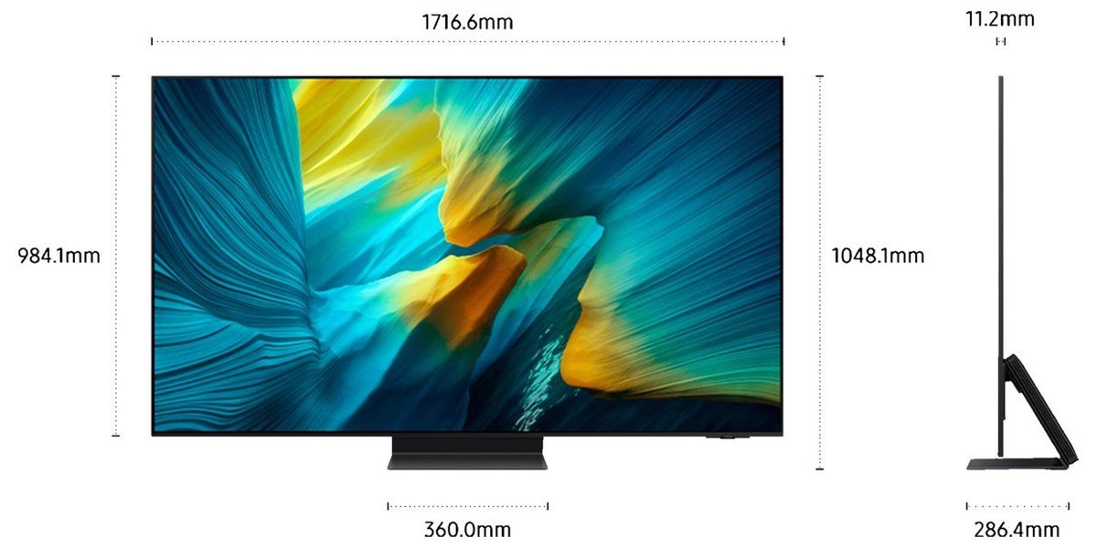 Samsung TQ77S95F - Téléviseur OLED 4K de 196 cm