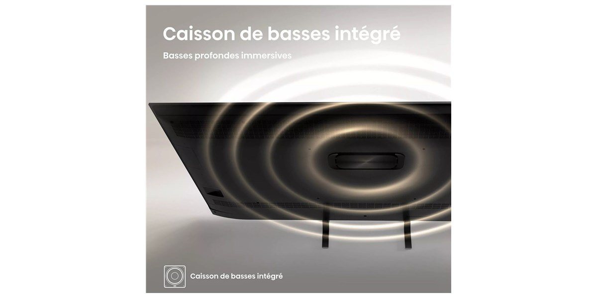 Hisense 50A7Q - Téléviseur QLED 4K de 126 cm