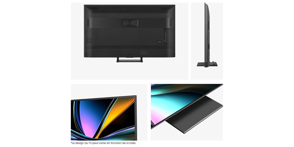 Hisense 65U7Q Pro - Téléviseur QLED 4K de 164 cm