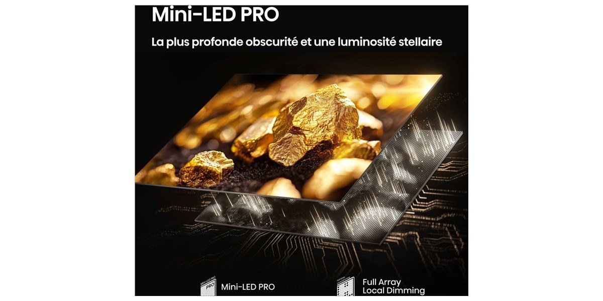 Hisense 65U7Q Pro - Téléviseur QLED 4K de 164 cm